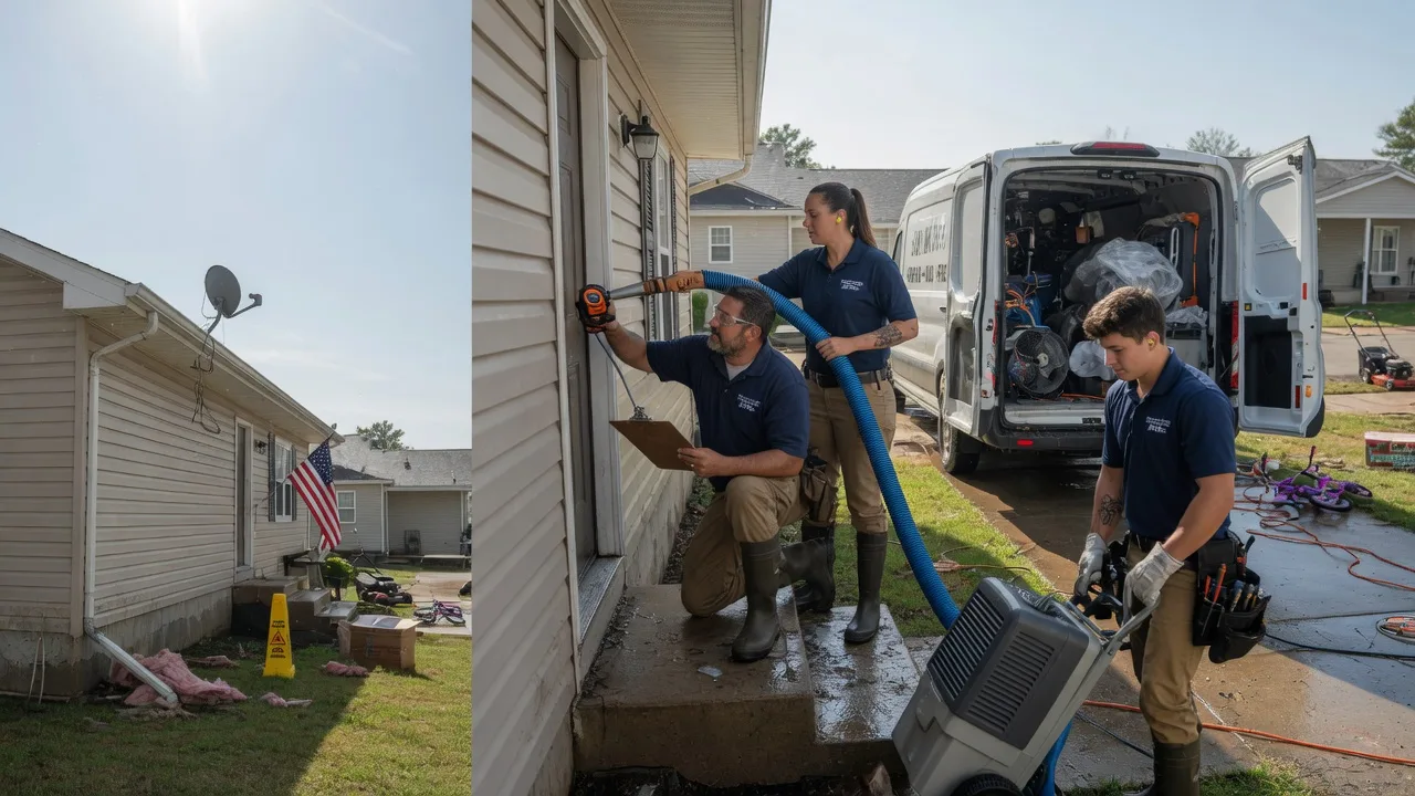 Ceiling Water Damage Restoration in California, PA near me